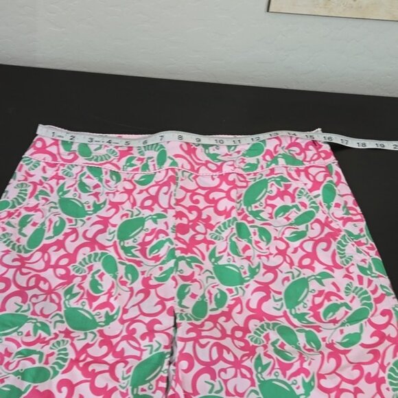 L.L. Bean Seacoast Skirt Prin Set Pink Crab Lobster Three Piece Size M/8 - Picture 12 of 16